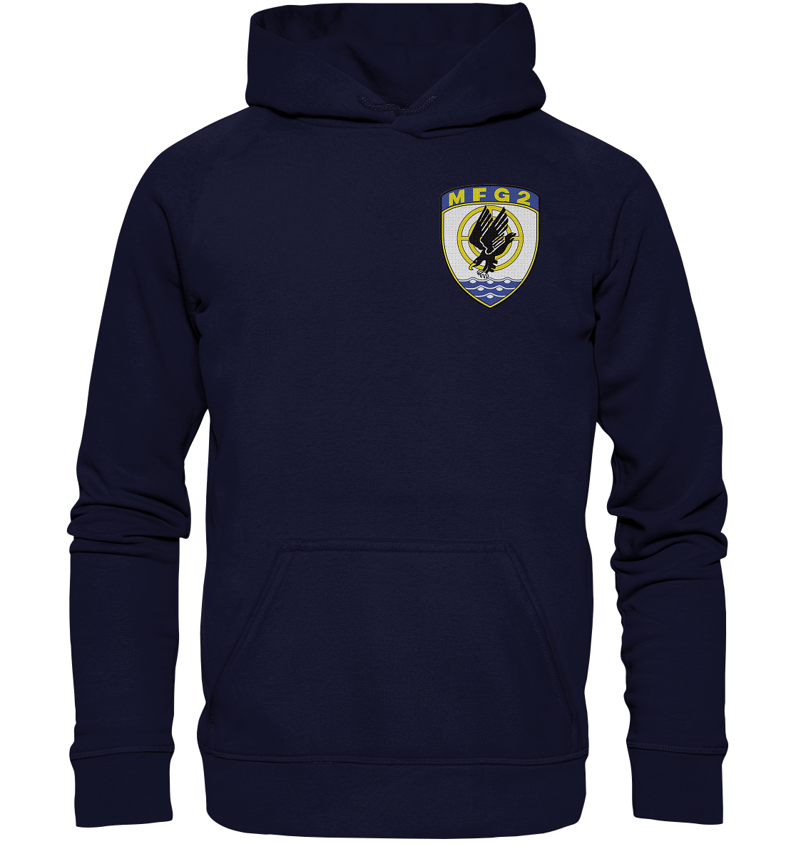Marinefliegergeschwader 2 Brustwappen  - Basic Unisex Hoodie XL