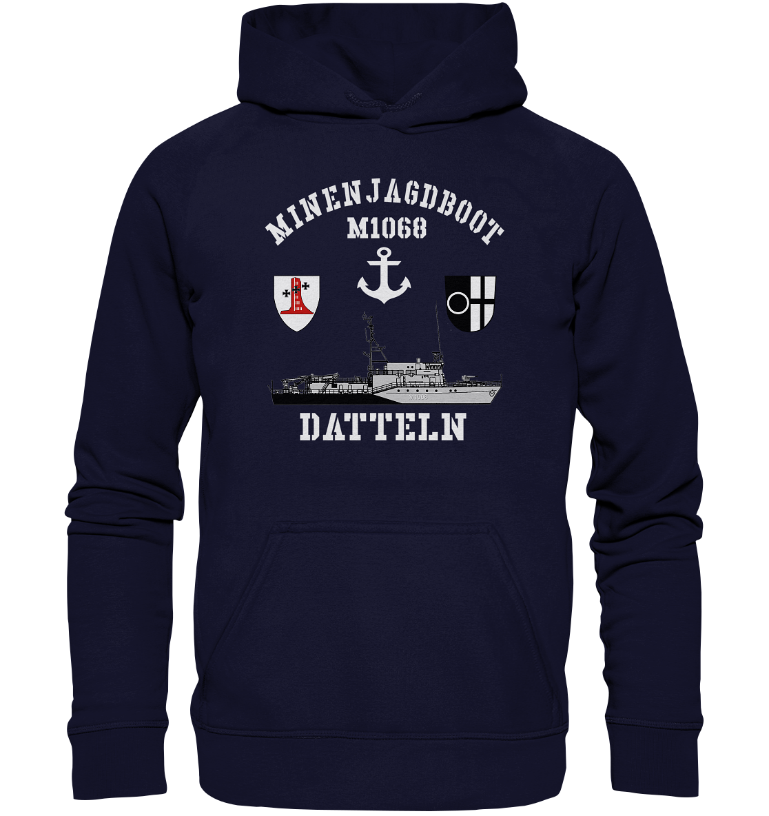 Mij.-Boot M1068 DATTELN Anker 1.MSG - Basic Unisex Hoodie XL