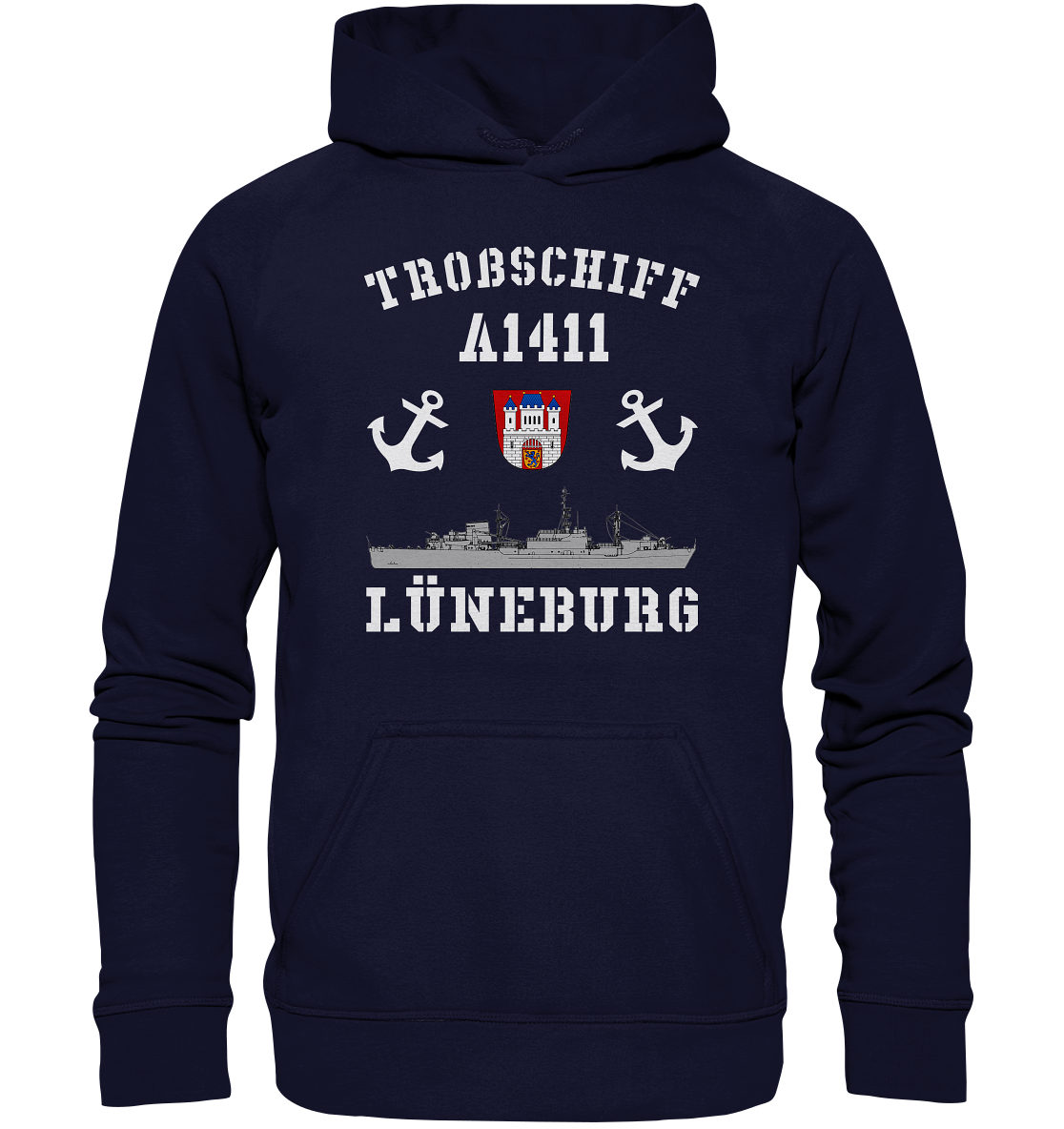 Troßschiff A1411 LÜNEBURG - Basic Unisex Hoodie XL