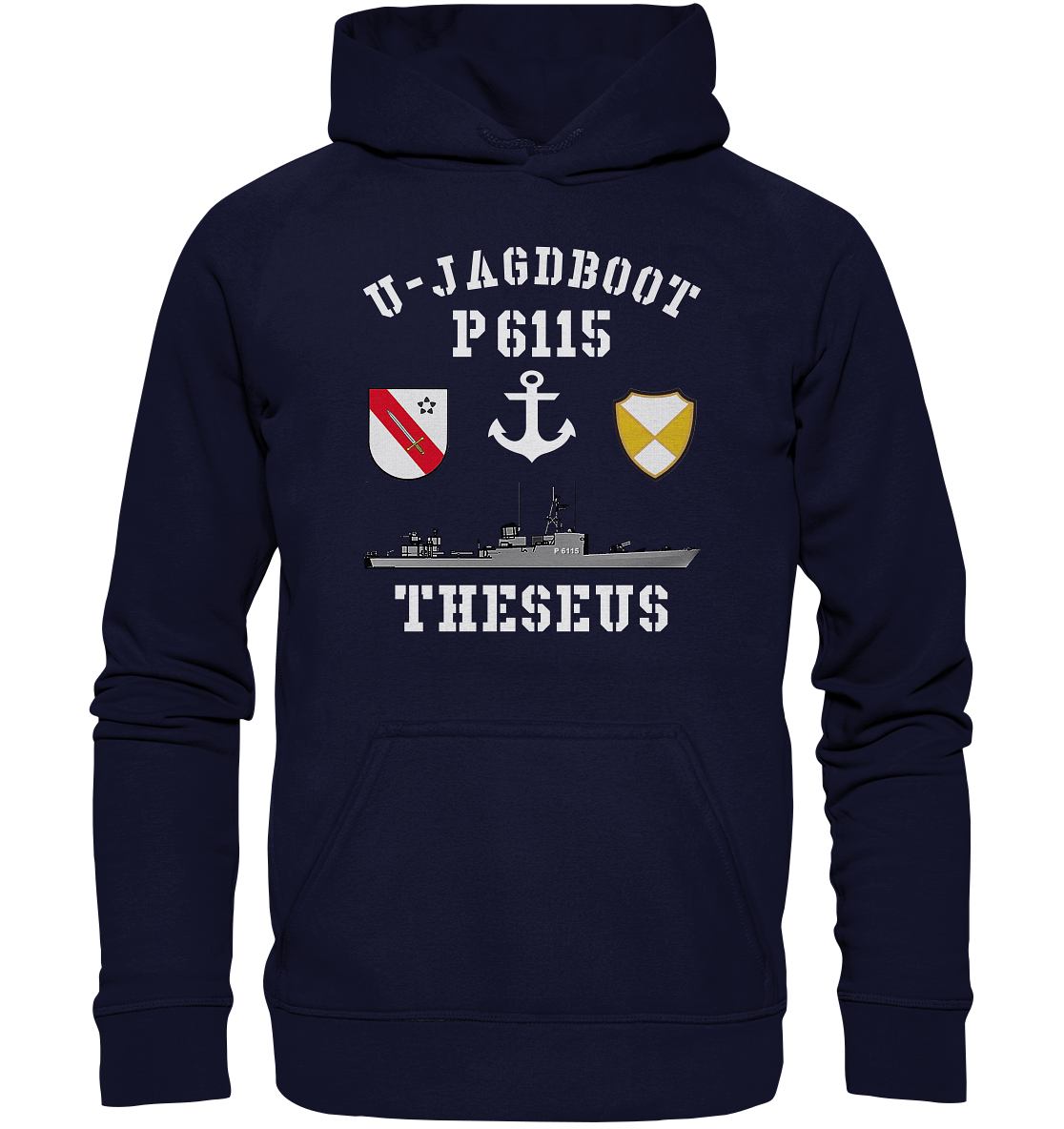U-Jagdboot P6115 THESEUS Anker - Basic Unisex Hoodie XL