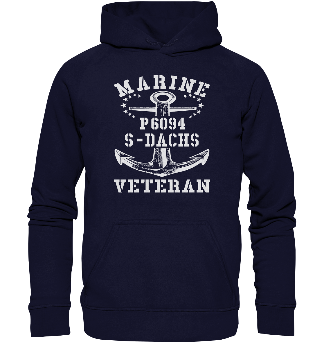 P6094 S-DACHS Marine Veteran - Basic Unisex Hoodie XL