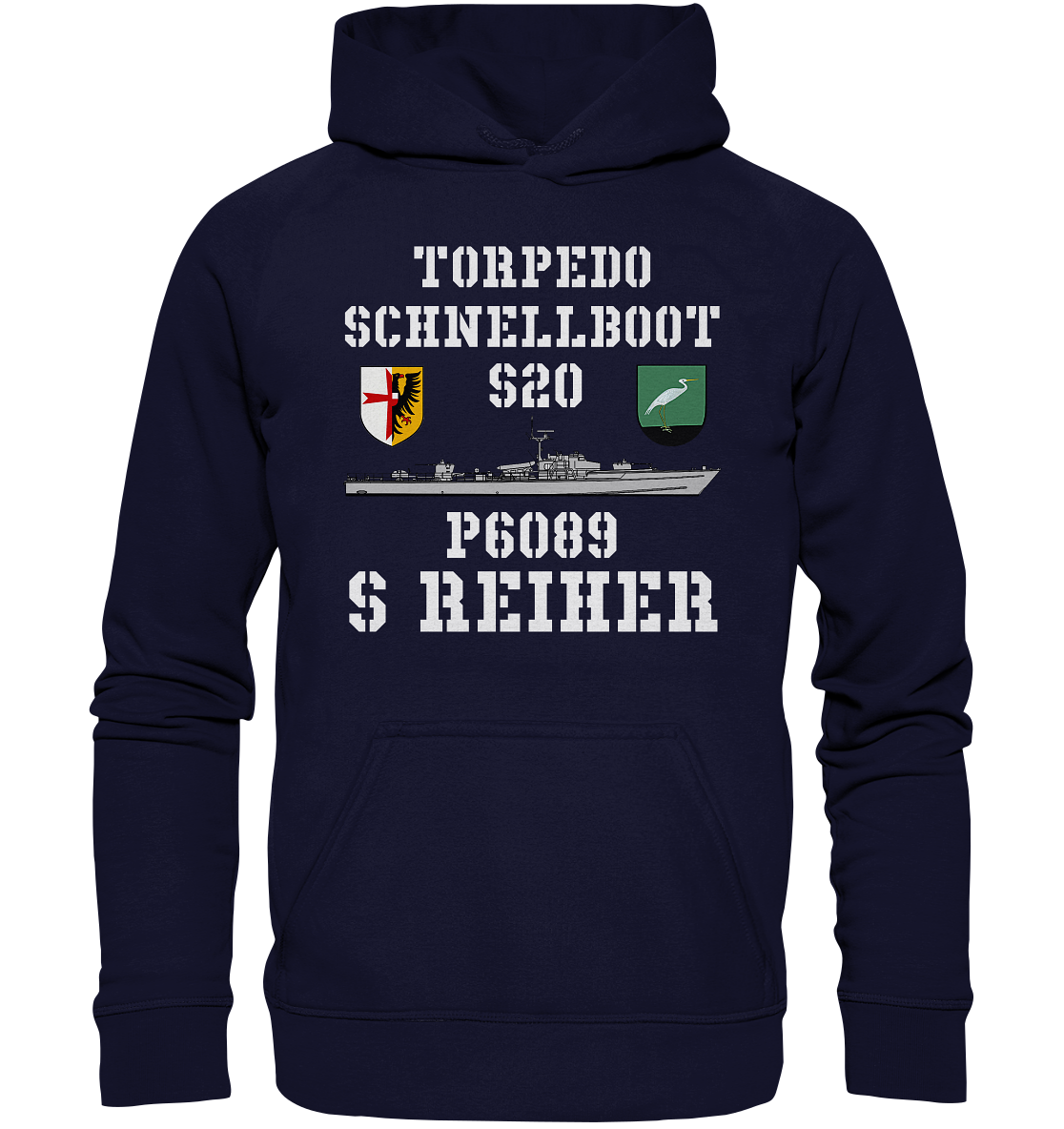 Torpedoschnellboot P6089 REIHER - Basic Unisex Hoodie XL