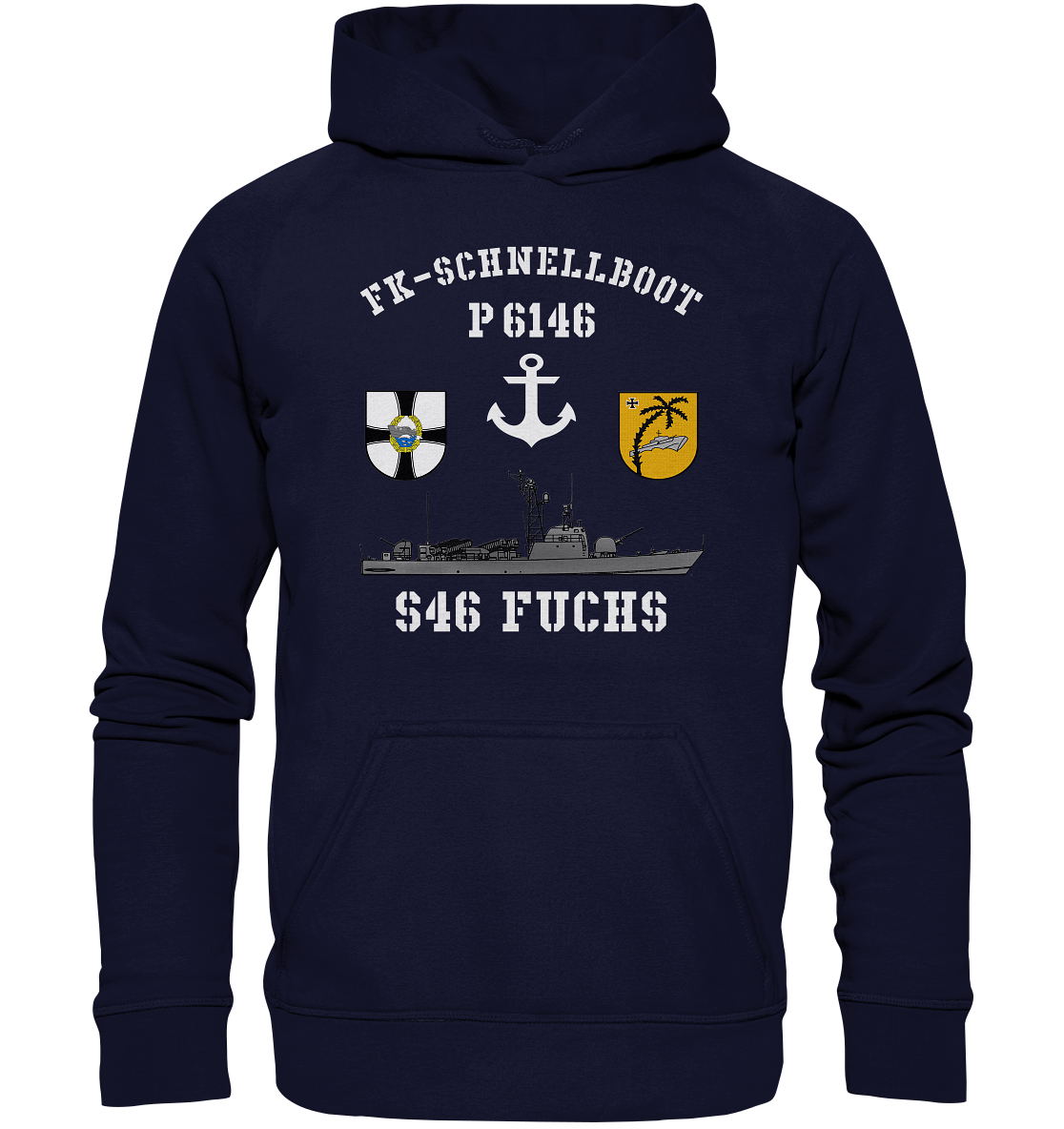 P6146 S46 FUCHS - Basic Unisex Hoodie XL