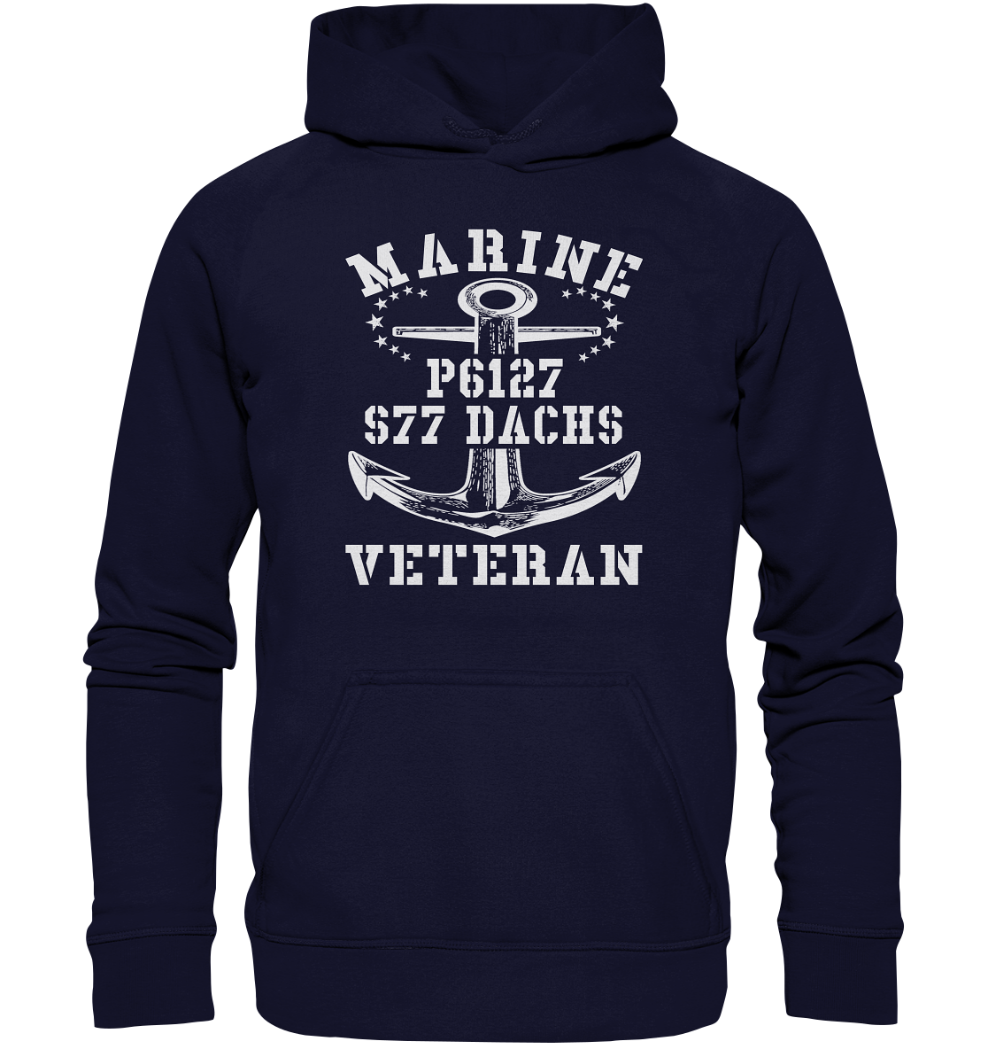 FK-Schnellboot P6127 DACHS Marine Veteran - Basic Unisex Hoodie XL