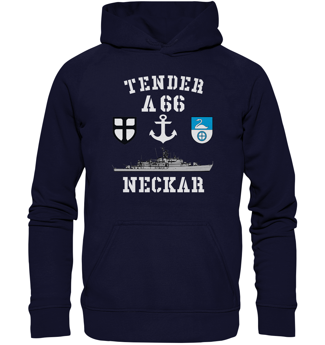 Tender A66 NECKAR 7.SG ANKER - Basic Unisex Hoodie XL