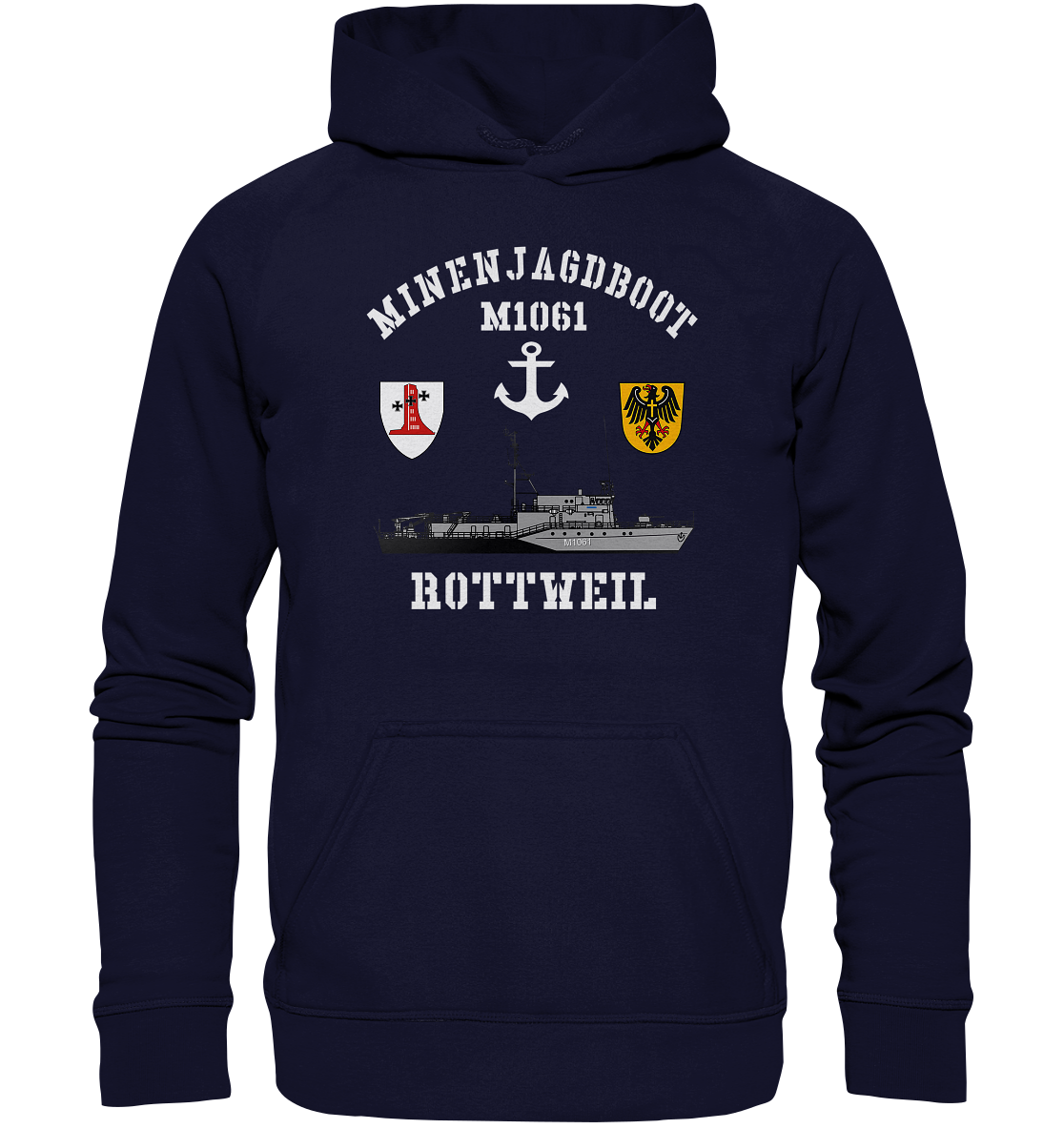 Mij.-Boot M1061 ROTTWEIL Anker 1.MSG  - Basic Unisex Hoodie XL