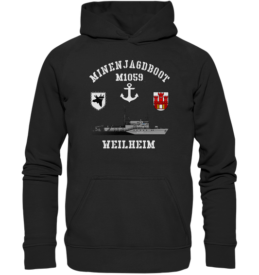 Mij.-Boot M1059 WEILHEIM Anker 3.MSG - Basic Unisex Hoodie XL