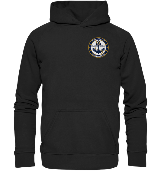 Marine Veteran Heimathafen PEENEMÜNDE Brustlogo - Basic Unisex Hoodie XL