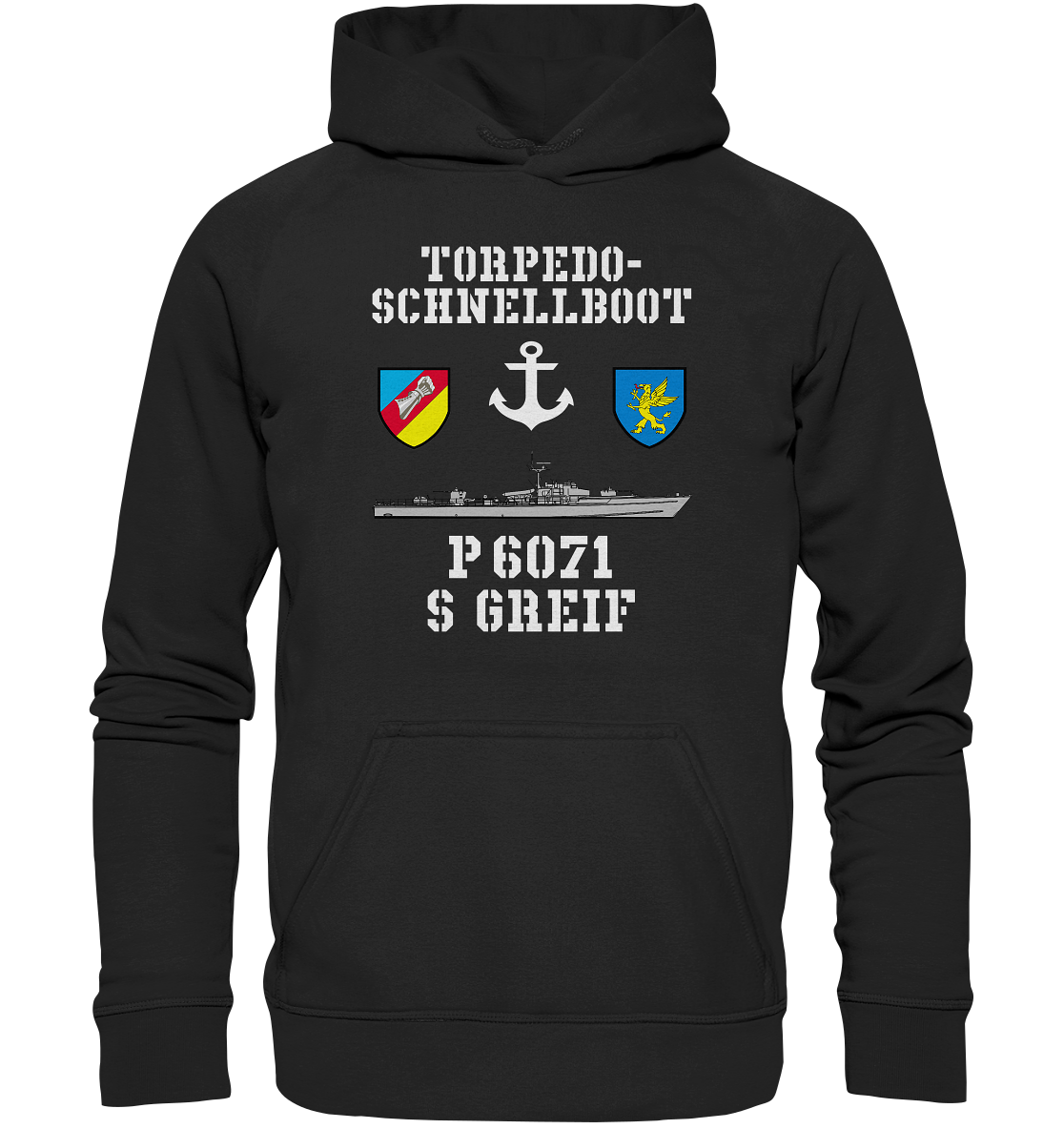 Torpedo-Schnellboot P6071 GREIF - Basic Unisex Hoodie XL