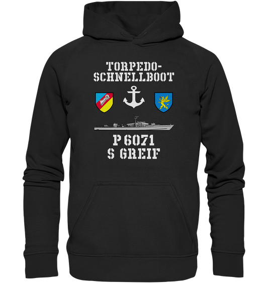 Torpedo-Schnellboot P6071 GREIF - Basic Unisex Hoodie XL
