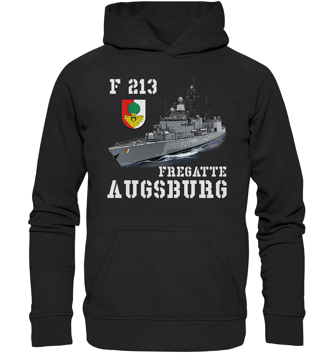 F213 Fregatte AUGSBURG - Basic Unisex Hoodie XL