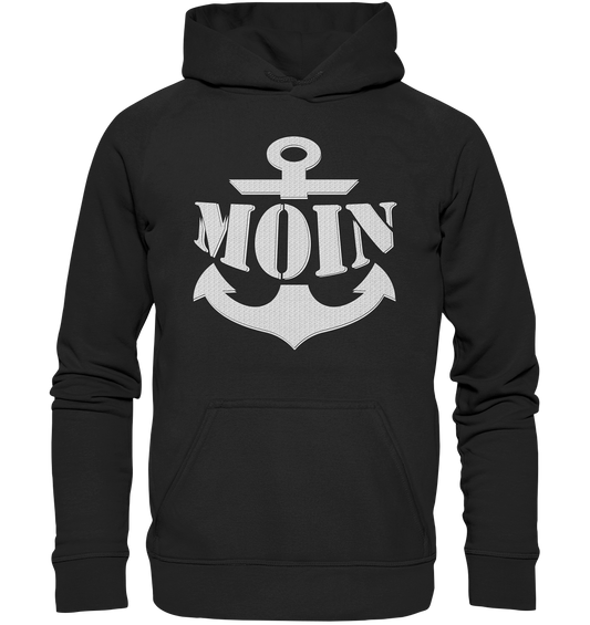 MOIN Anker weiß - Basic Unisex Hoodie XL