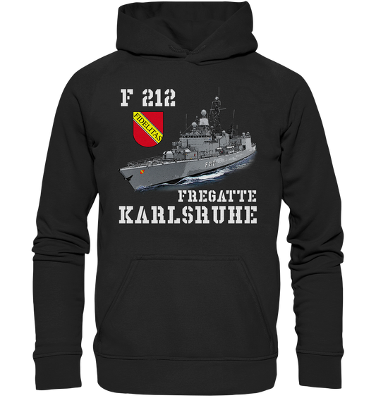 F212 Fregatte KARLSRUHE - Basic Unisex Hoodie XL