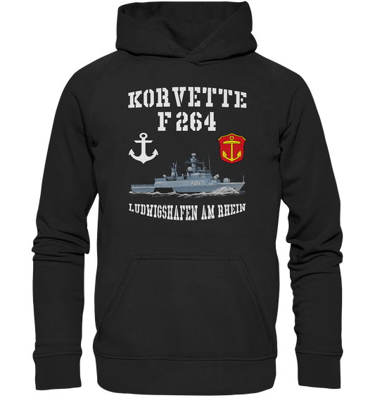 Korvette F264 LUDWIGSHAFEN AM RHEIN Anker - Basic Unisex Hoodie XL