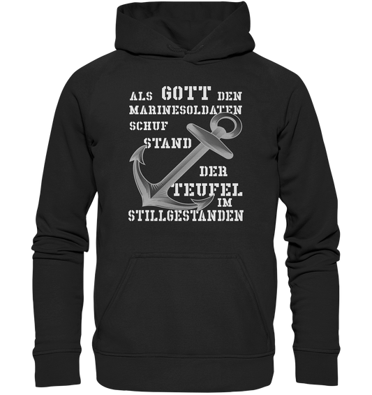 Als Gott den Marinesoldaten schuf.... - Basic Unisex Hoodie XL