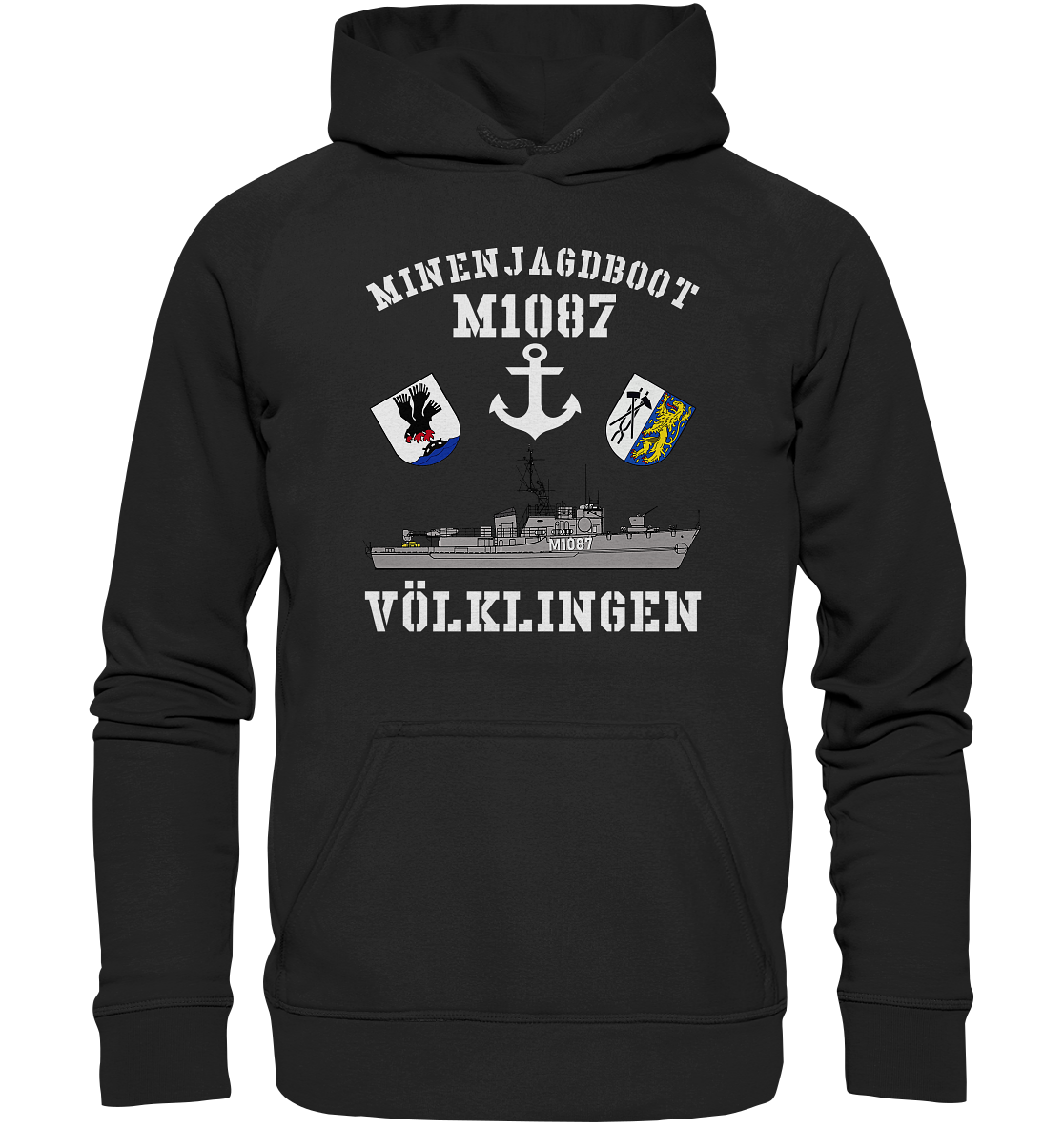 Mij.-Boot M1087 VÖLKLINGEN - Basic Unisex Hoodie XL