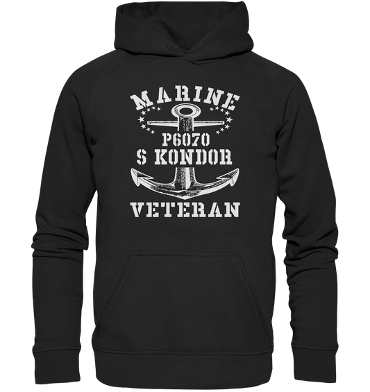 P6070 S KONDOR Marine Veteran - Basic Unisex Hoodie XL