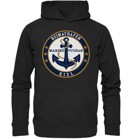 Marine Veteran Heimathafen KIEL - Basic Unisex Hoodie XL