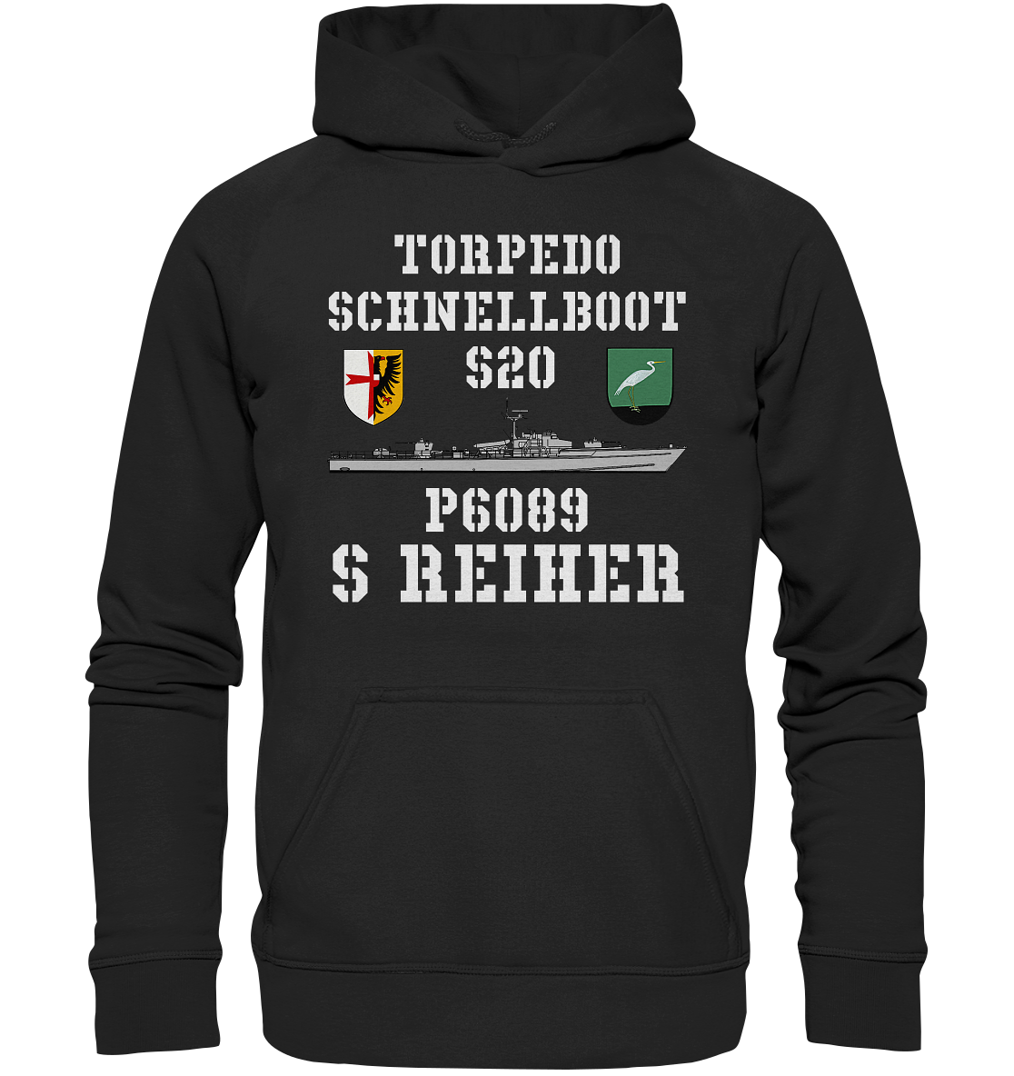 Torpedoschnellboot P6089 REIHER - Basic Unisex Hoodie XL