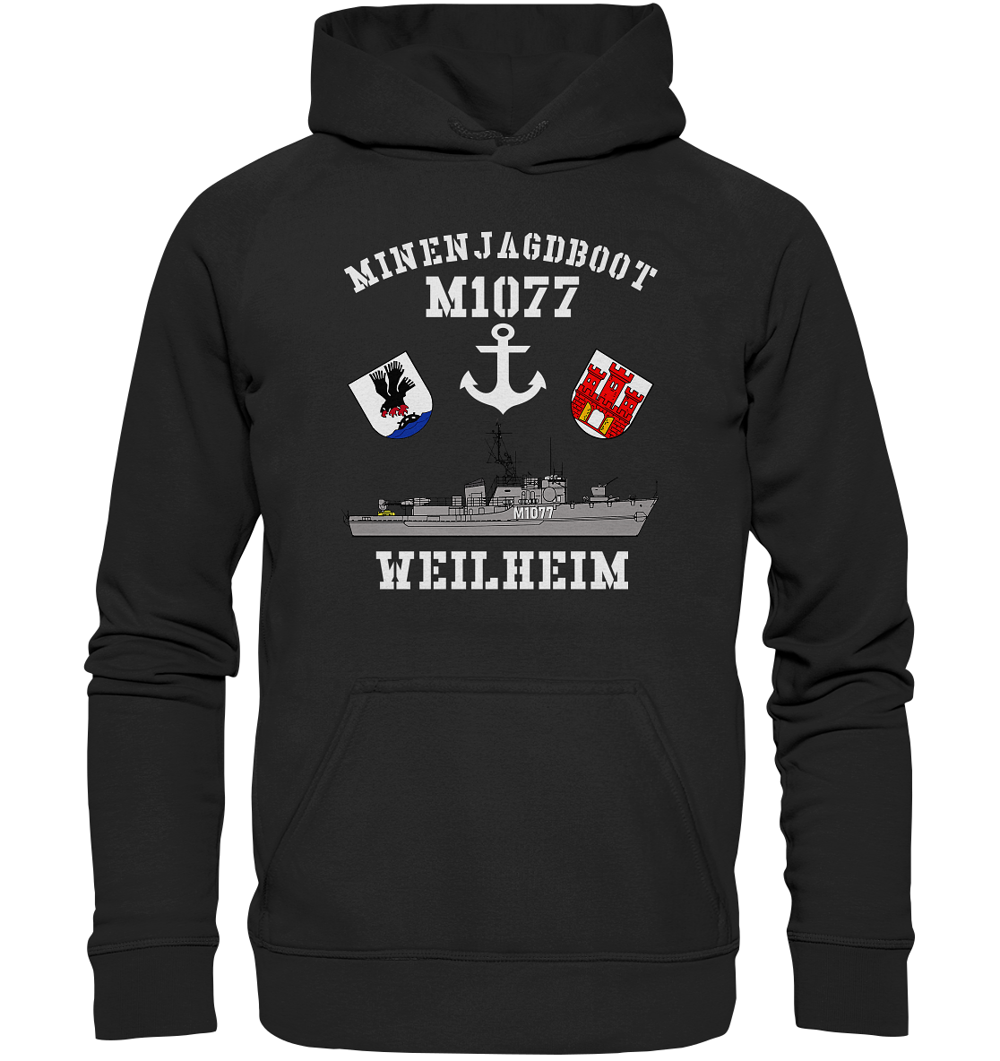 Mij.-Boot M1077 WEILHEIM - Basic Unisex Hoodie XL