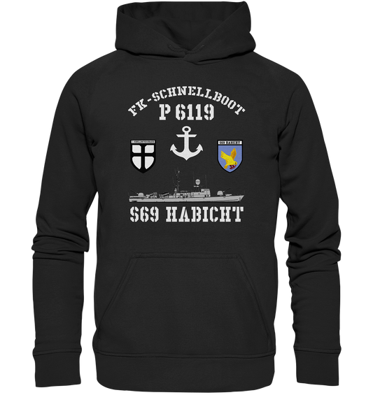 FK-Schnellboot P6119 HABICHT 7.SG Anker - Basic Unisex Hoodie XL