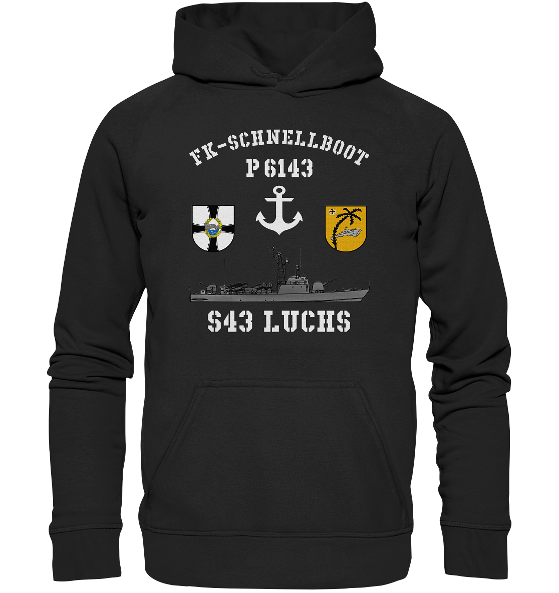 P6143 S43 LUCHS - Basic Unisex Hoodie XL