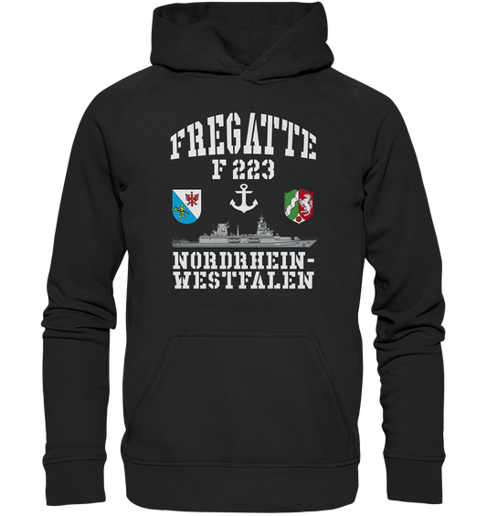 Fregatte F223 NORDRHEIN-WESTFALEN ANKER - Basic Unisex Hoodie XL