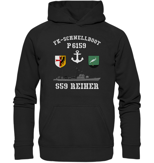 FK-Schnellboot P6159 REIHER Anker - Basic Unisex Hoodie XL