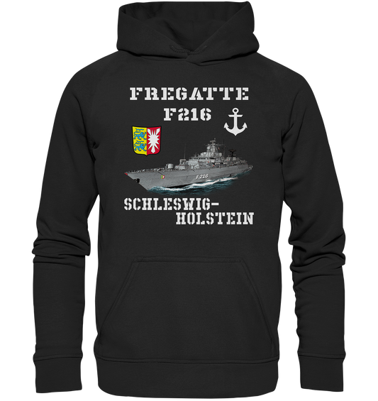 F216 Fregatte SCHLESWIG-HOLSTEIN - Basic Unisex Hoodie XL