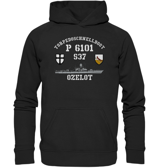 P 6101 S37 OZELOT - Basic Unisex Hoodie XL