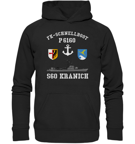 FK-Schnellboot P6160 S60 KRANICH Bofors - Basic Unisex Hoodie XL