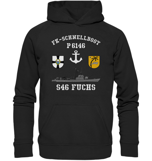 P6146 S46 FUCHS - Basic Unisex Hoodie XL