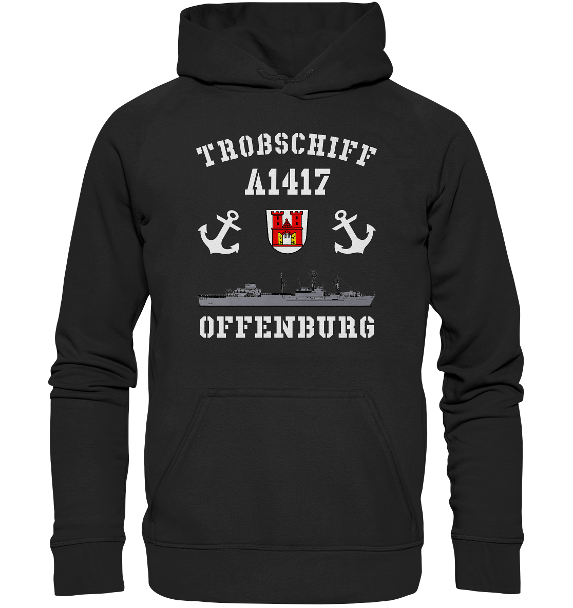 Troßschiff A1417 OFFENBURG - Basic Unisex Hoodie XL