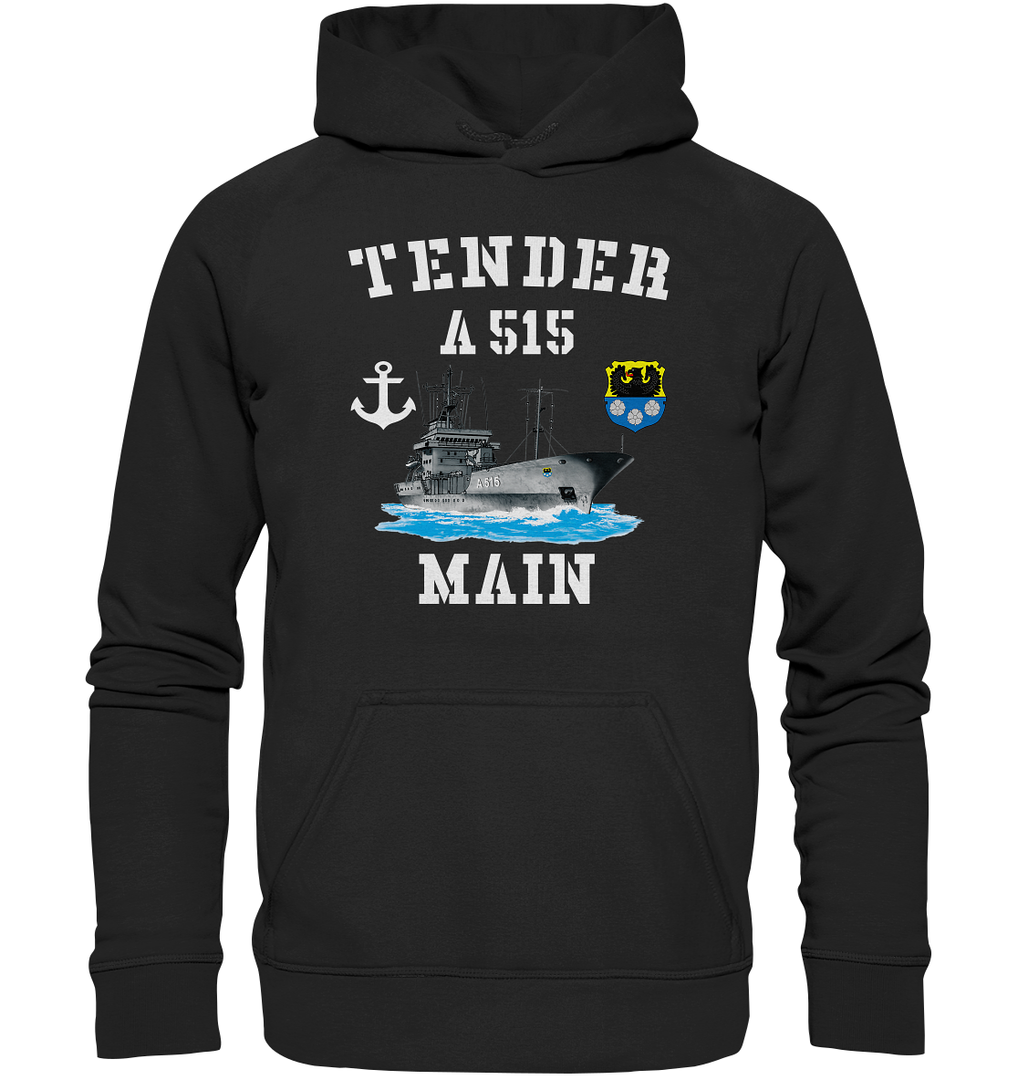 Tender A515 MAIN Anker - Basic Unisex Hoodie XL