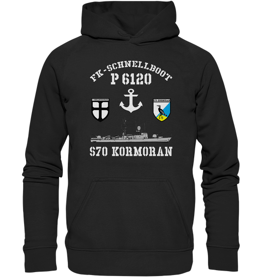 FK-Schnellboot P6120 KORMORAN 7.SG Anker - Basic Unisex Hoodie XL