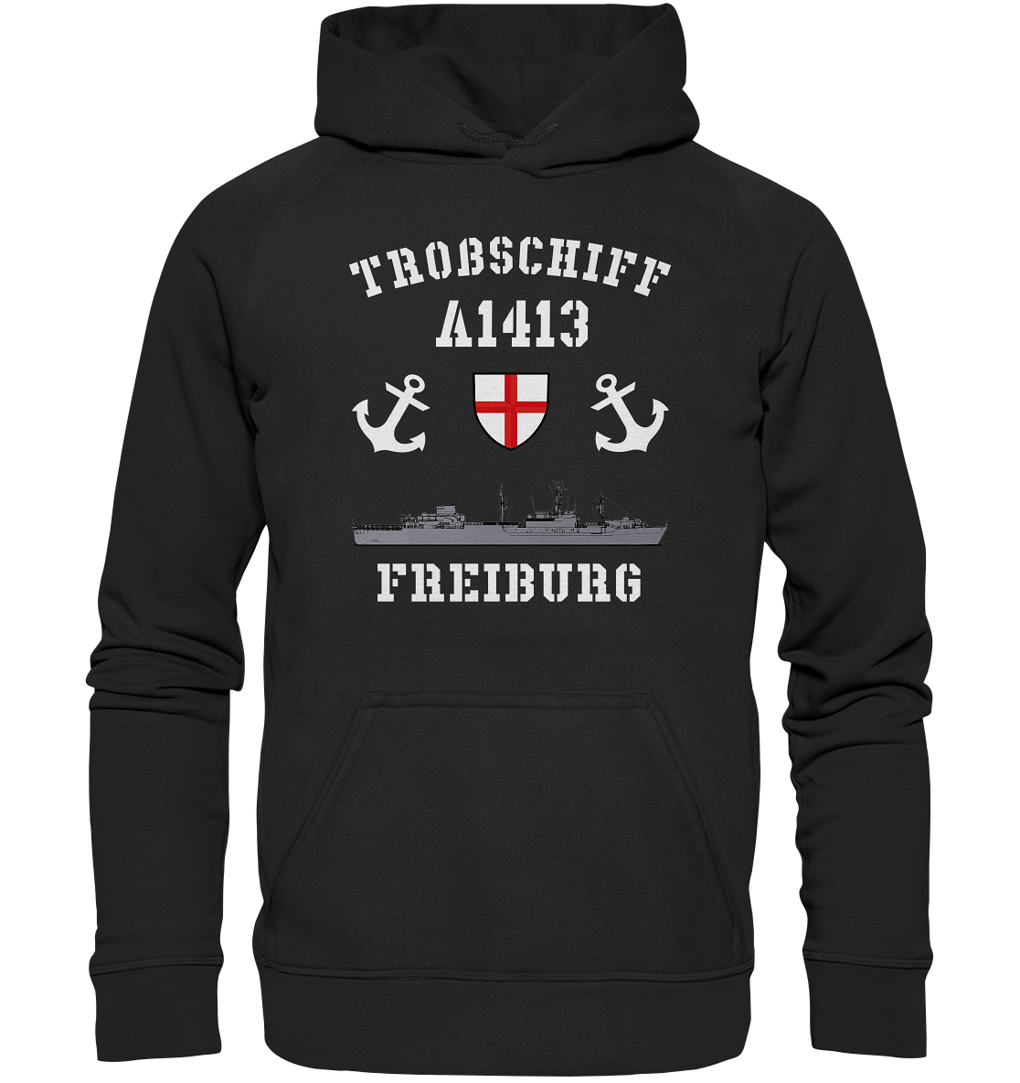 Troßschiff A1413 FREIBURG nach Umbau - Basic Unisex Hoodie XL