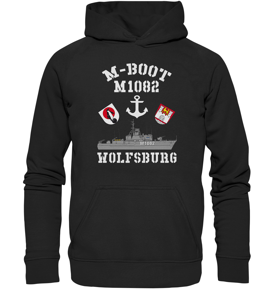 M-Boot M1082 WOLFSBURG Anker (HL) - Basic Unisex Hoodie XL