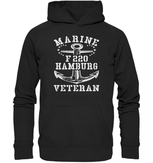 Fregatte F220 HAMBURG Marine Veteran - Basic Unisex Hoodie XL