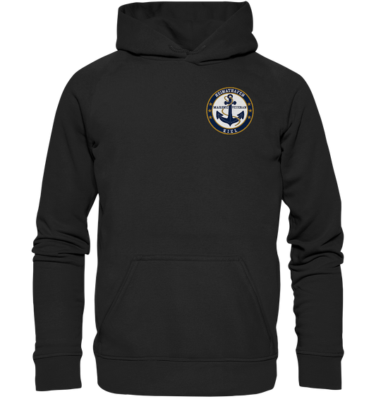 Marine Veteran Heimathafen KIEL Brustlogo - Basic Unisex Hoodie XL