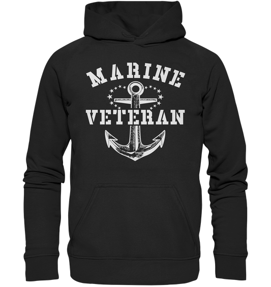 MARINE VETERAN ANKER - Basic Unisex Hoodie XL