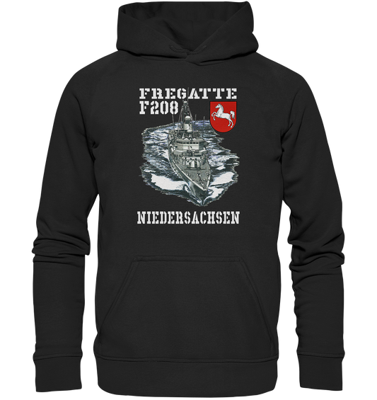 Fregatte F208 NIEDERSACHSEN - Basic Unisex Hoodie XL