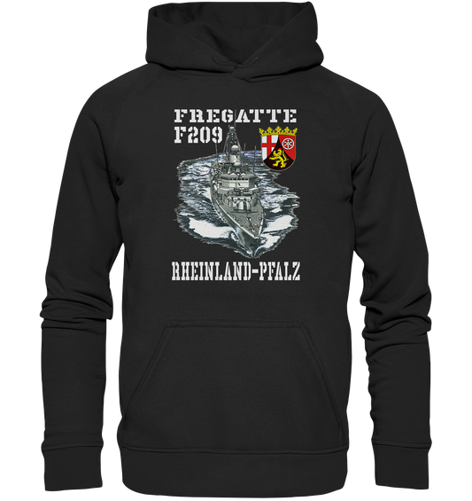 Fregatte F209 RHEINLAND-PFALZ - Basic Unisex Hoodie XL