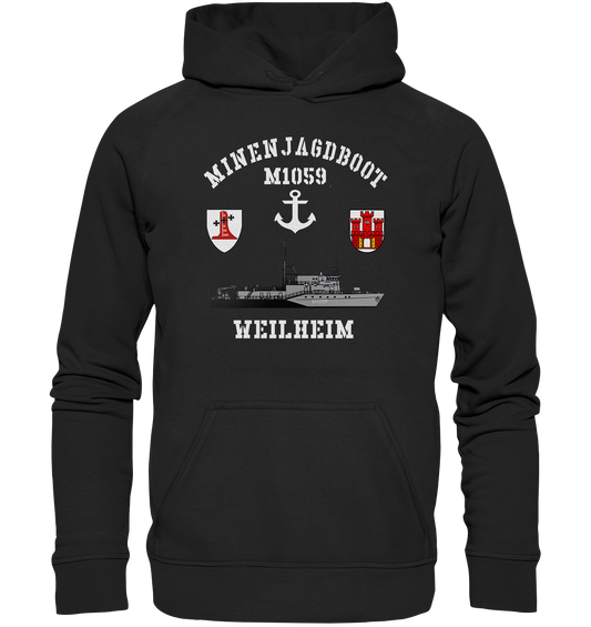 Mij.-Boot M1059 WEILHEIM Anker 1.MSG - Basic Unisex Hoodie XL