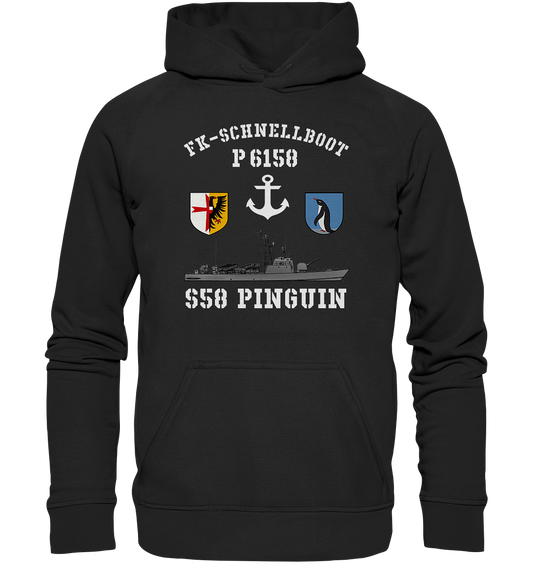 FK-Schnellboot P6158 PINGUIN Anker - Basic Unisex Hoodie XL