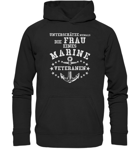 Unterschätze niemals die Frau.... - Basic Unisex Hoodie XL