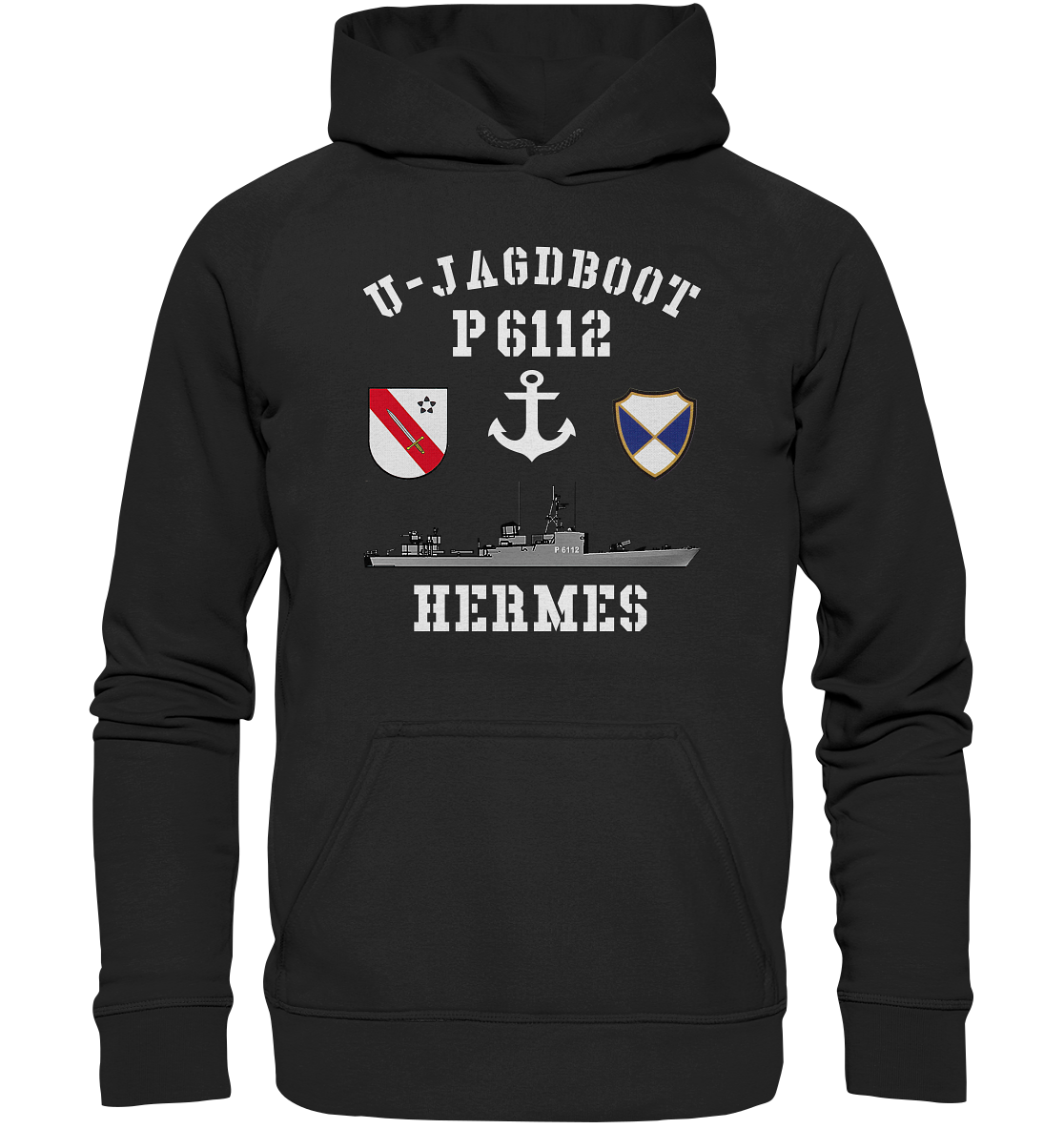U-Jagdboot P6112 HERMES Anker  - Basic Unisex Hoodie XL