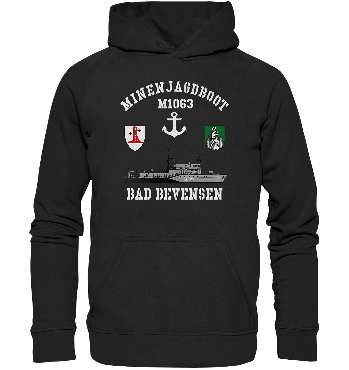 Mij.-Boot M1063 BAD BEVENSEN Anker 1.MSG - Basic Unisex Hoodie XL