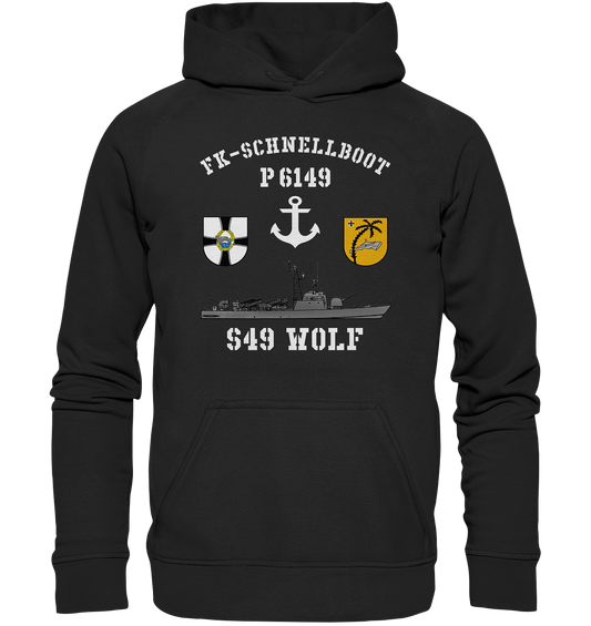 P6149 S49 WOLF - Basic Unisex Hoodie XL