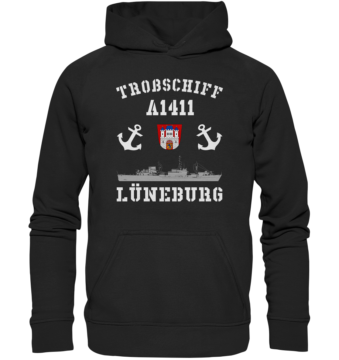 Troßschiff A1411 LÜNEBURG - Basic Unisex Hoodie XL