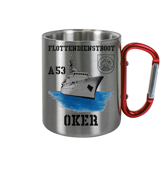 FD-Boot A53 OKER - Edelstahl Tasse
